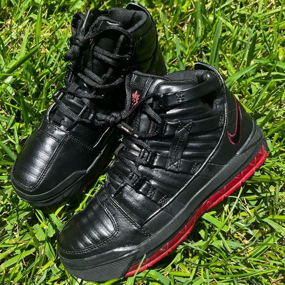 RARE Nike LeBron size GS Black Crimson 2006 shoes OG